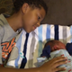 James Dukes and his little baby brother, Royal, whom James helped deliver
CBS News